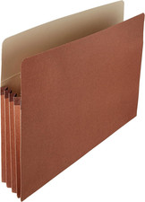 Expanding File Folder Organizer with Pockets, Letter Size, 3.5-Inch Expansion, 2