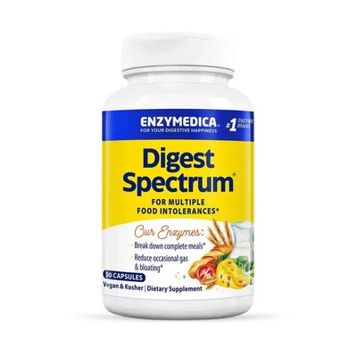 Enzymedica  Digest Spectrum 30 Capsules Casein-Free, Dairy-Free, Egg-Free VEGAN