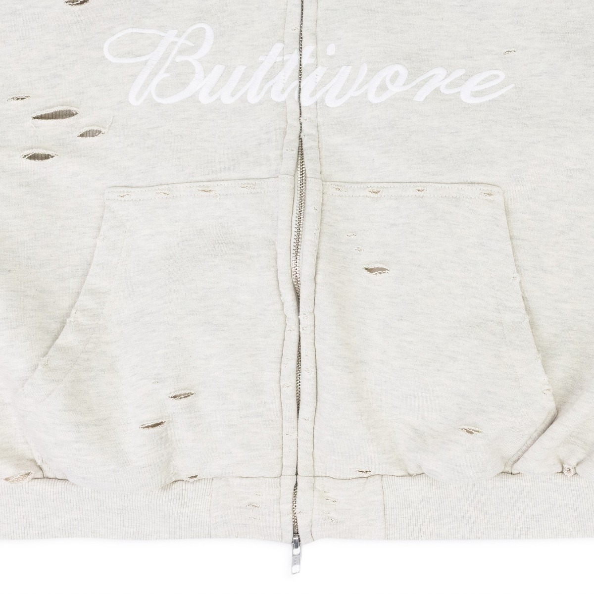 NWT PROTOCOL INDEX BEIGE BUTTIVORE FUR LINING ZIP HOODIE SIZE 1 