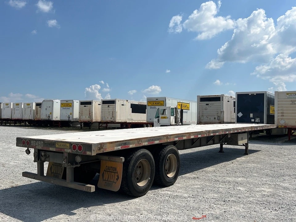2020 Wade Services WLH48FT 48' T/A Flatbed Delivery Cargo Hauler Trailer bidadoo - Image 4 of 4
