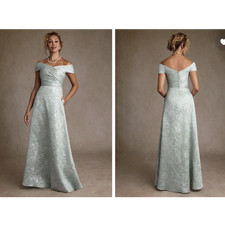 Azazie Lacey Light Green Dress Elegant Formal Gown Evening Party Wear