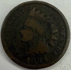 1894 Indian Head Cent Exact Coin Imaged #IND1025