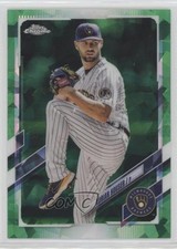 2021 Topps Chrome Update Sapphire Edition Green 11/50 Adrian Houser #US55 0c2