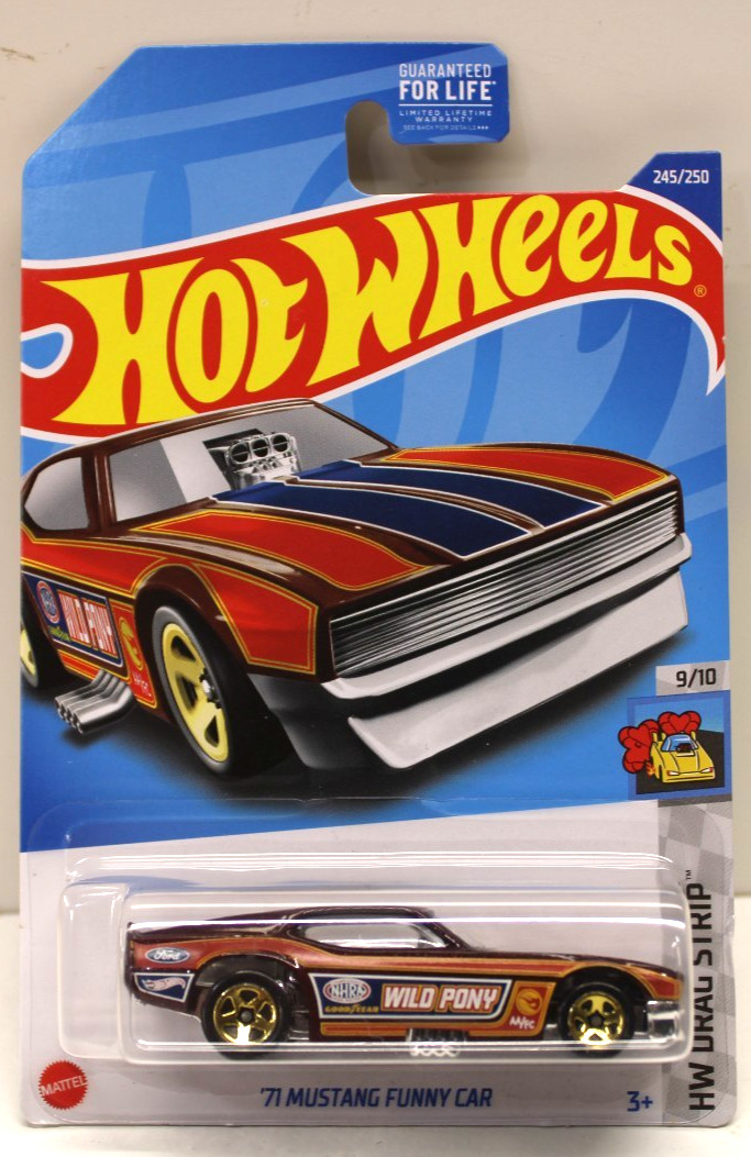 Hot Wheels 2022 HW Drag Strip 9/10 '71 Mustang Funny Car 245/250 Treasure Hunt