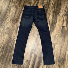 Levi  s Women  s 511 Slim Dark Blue Denim Jeans Size 16 Regular 28W x 30L