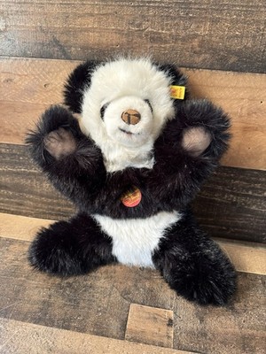 Steiff Molly Panda Bear Knopf IM Ohr 0326/32 Ear Tag Black White 13'' Plush U320
