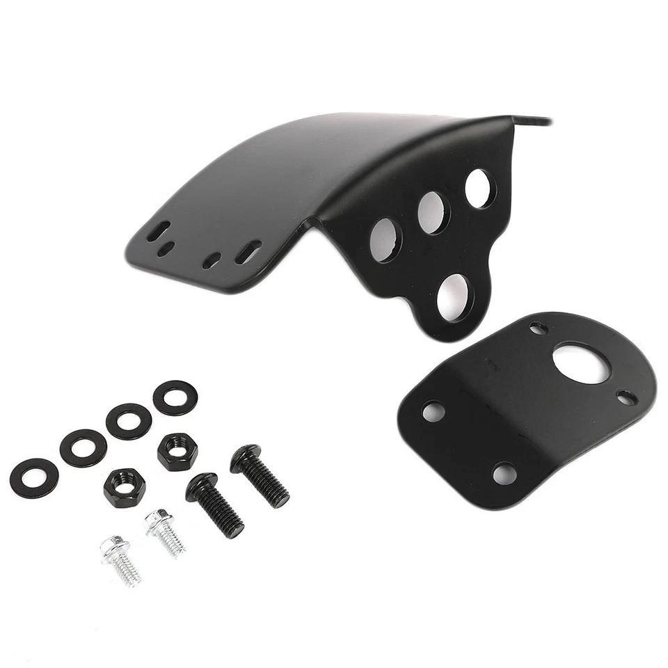 US Motorcycle License Plate Holder Side Mount Bracket For Harley Honda Universal Foto 3 de 4