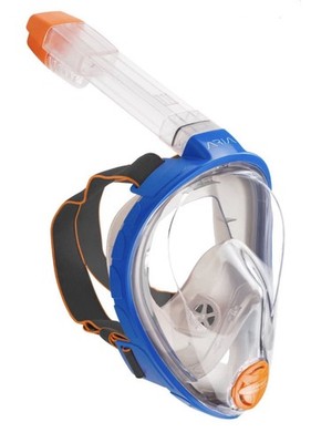 Ocean Reef Aria Blau L/XL Vollgesicht-Schnorchelmaske 