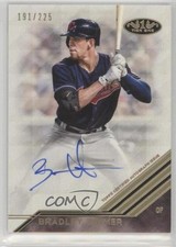 2018 Topps Tier One Break Out Auto 191/225 Bradley Zimmer #BA-BZ Auto 0a7