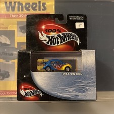 2002 Hot Wheels 100% Limited Edition #14 1966 VW BUG Blue-Yellow