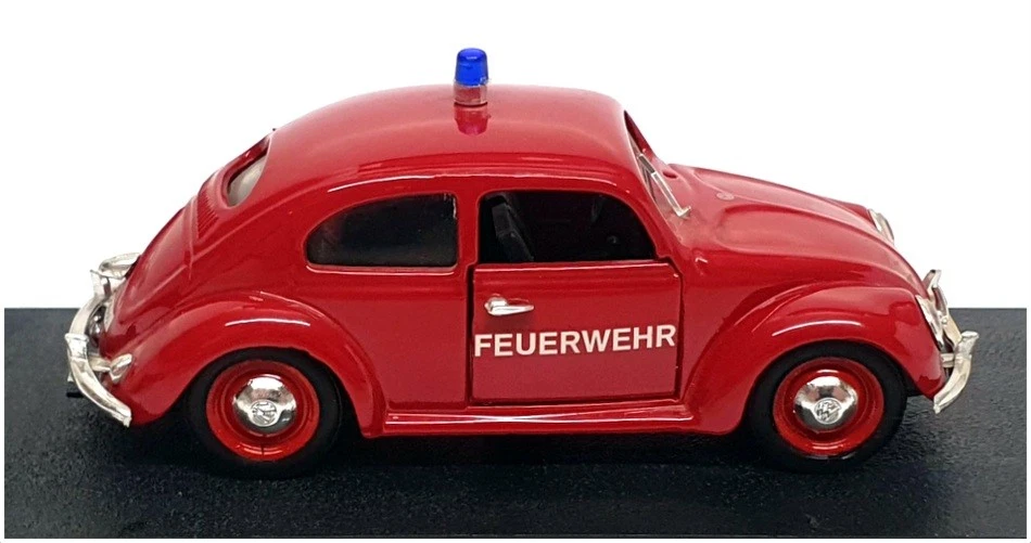 Rio Models 1/43 Escala SL005 - Volkswagen Beetle Bomberos Coche - Rojo Foto 3 de 4