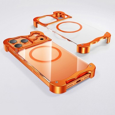 Metallrahmen Case Transparent | Für iPhone 17/16 Pro Max /iPAir