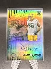 2022 Panini Illusions Rookie Signs Black #RS-DW Devonte Wyatt #/50 Packers