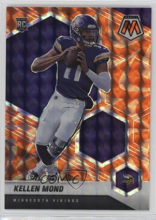 2021 Panini Mosaic Rookies Reactive Orange Prizm Kellen Mond #321 Rookie RC 0wp8