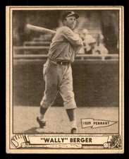 1940 PLAY BALL # 81 WALLY BERGER REDS VG-EX 549298 (KYCARDS)