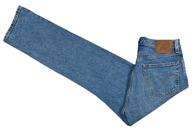 Levi s 501 Jeans Damen |W27 L30| Blau, Paint Splatter Style, Button-Fly |Nr. 363