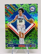 2024-25 Panini Haunted Hoops Jared McCain Tribute #296 Holo Bats 250 /399 76ers