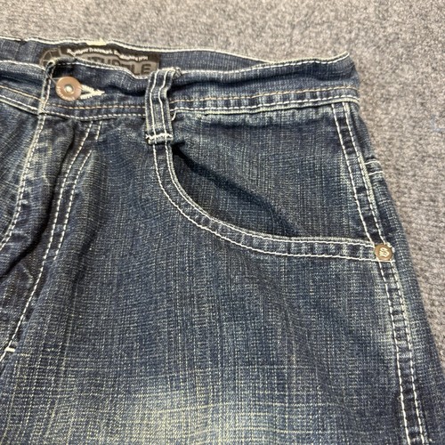 Southpole Jeans Size 30x33 Blue Dark Wash Denim 4180 Vintage Y2K Baggy - Picture 4 of 15