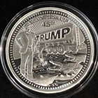 2020 TRUMP 47th President Drain the Swamp 1oz .999 FINE Silver  round #/4500