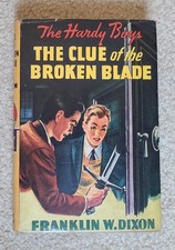 Hardy Boys # 21 The Clue of the Broken Blade Yellow Spine HC/DJ Gretta EPs