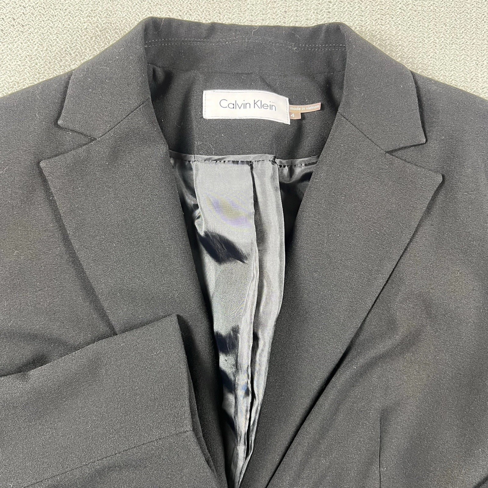 Calvin Klein Women's Black Solid One-Button Blaze… - image 4