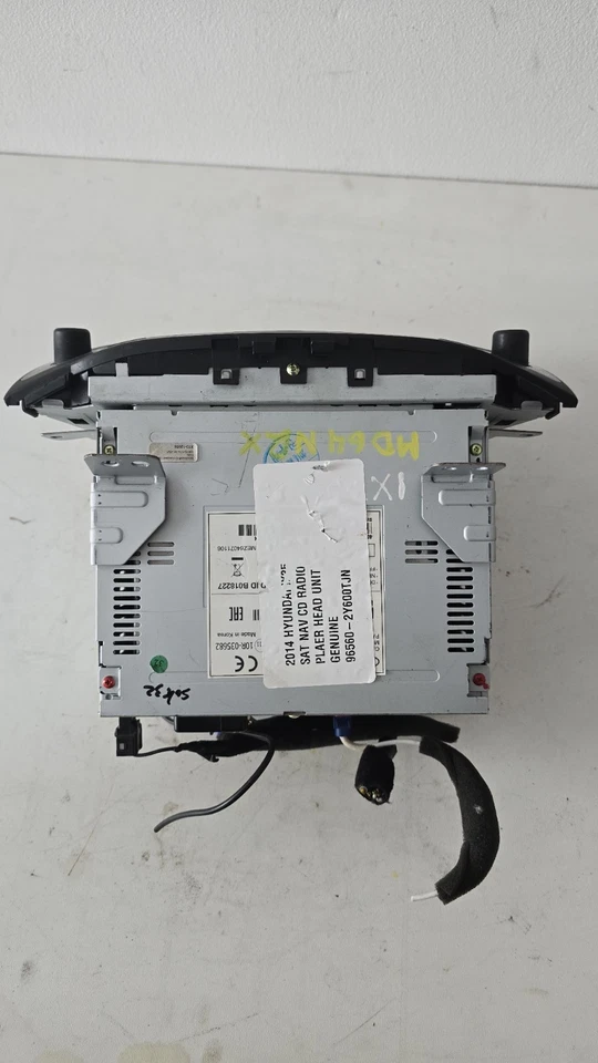 13-15 HYUNDAI IX35 SAT NAV RADIO STEREO AUDIO DISPLAY SCREEN UNIT 96560-2y600tjn - Image 3 of 4
