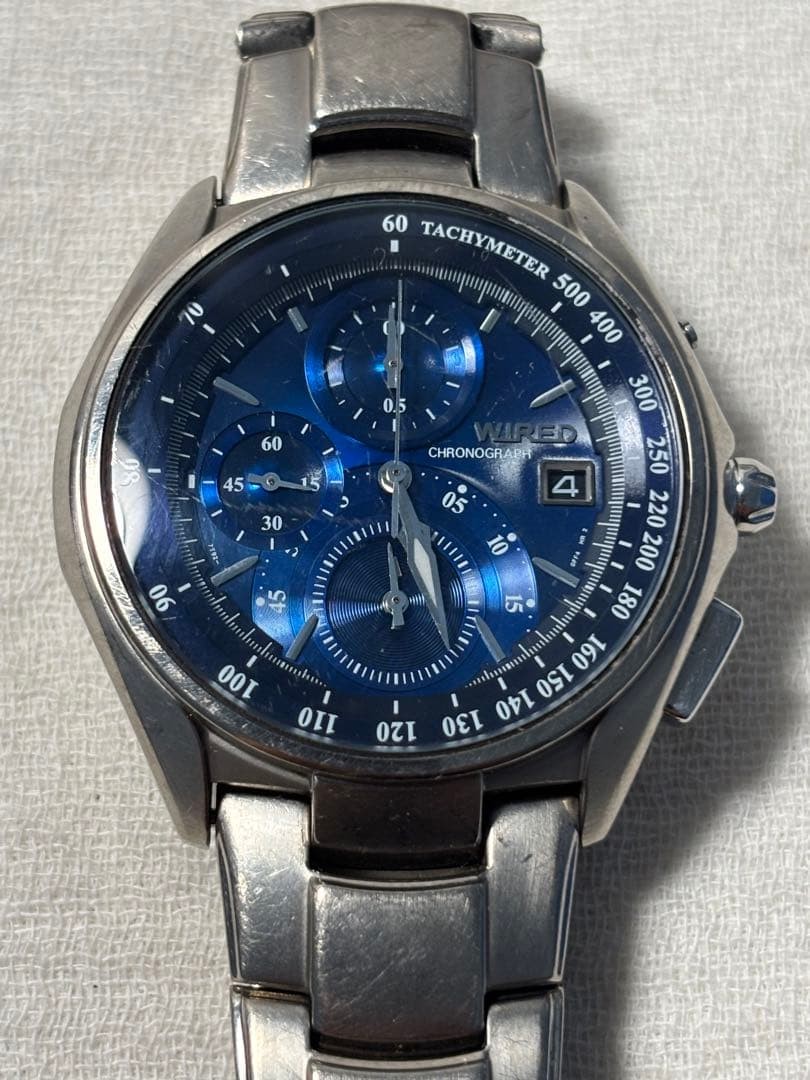 Working SEIKO WIRED 7T92-0ER0 Chronograph - Gem