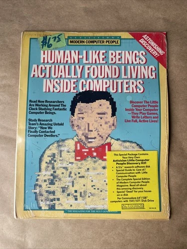 Rare New Sealed Commodore 64 Little Computer People game by Activision