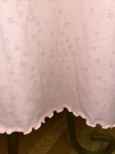 Cabernet Sleepwear Poly/Cotton Pink Casual Comfy Nightgown Slip Dress Sz. Medium - Picture 6 of 11