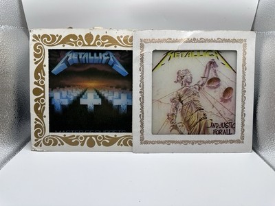 Vintage Rare Metallica Carnival Glass Tiles. Very Rare Collectors Item Rare