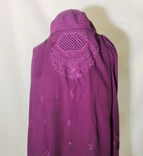 Purple Afghan Burqa: Women's Islamic Veil Abaya