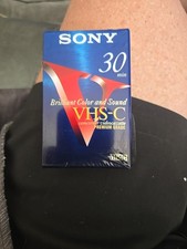 Sony VHS-C Premium Grade 30 Minute Camcorder Tape TC-30VHGF Brand New