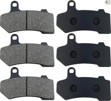 Front and Rear Brake Pads for FLHX Street Glide Road Glide FLHR Road King FLHTCU
