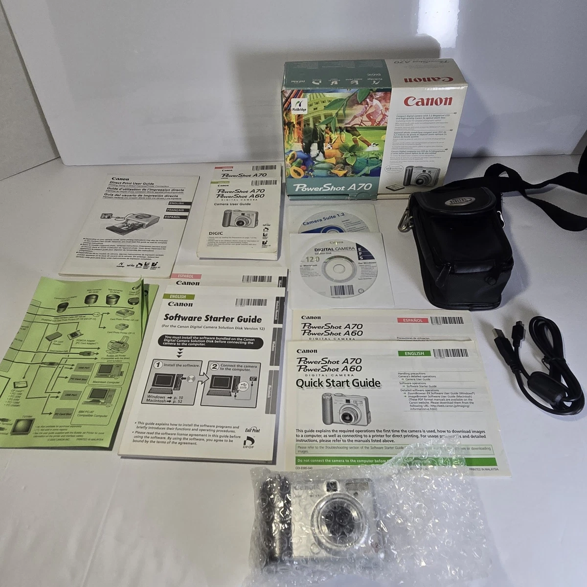 Canon PowerShot A70 3-9.9x Digital Cameras for sale | eBay