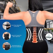 Adjustable Lower Back Brace Lumbar Support Waist Belt for Men Women Pain Relief