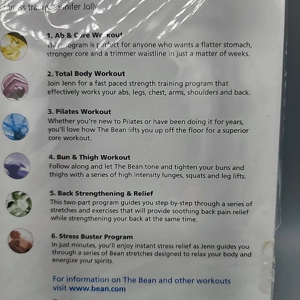 The Bean Workout - 6 Workouts for a New You DVD Factory Sealed - Image 3 of 4