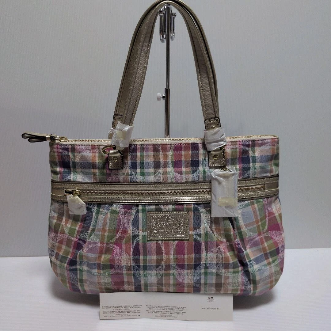 Coach Poppy Plaid Tote Bags & Handbags for Women for sale | eBay