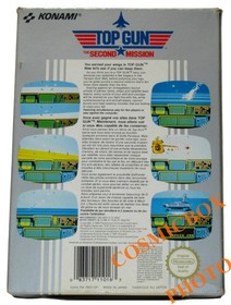 TOP GUN the SECOND MISSION cartouche jeu nes avion simulation Nintendo PAL test&eacute;