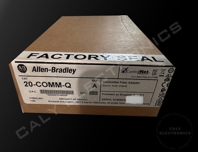 New Sealed Allen Bradley 20-COMM-Q Series A ControlNet Fiber Adapter