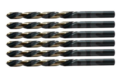 Shars 6 PCS HSS 6542 Jobber Drill 27/64 7/16 29/64 15/32 31/64 1/2 New !}