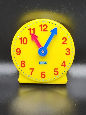 ETA Learning Resources Geared Mini Clocks 4'' Teaching Homeschool