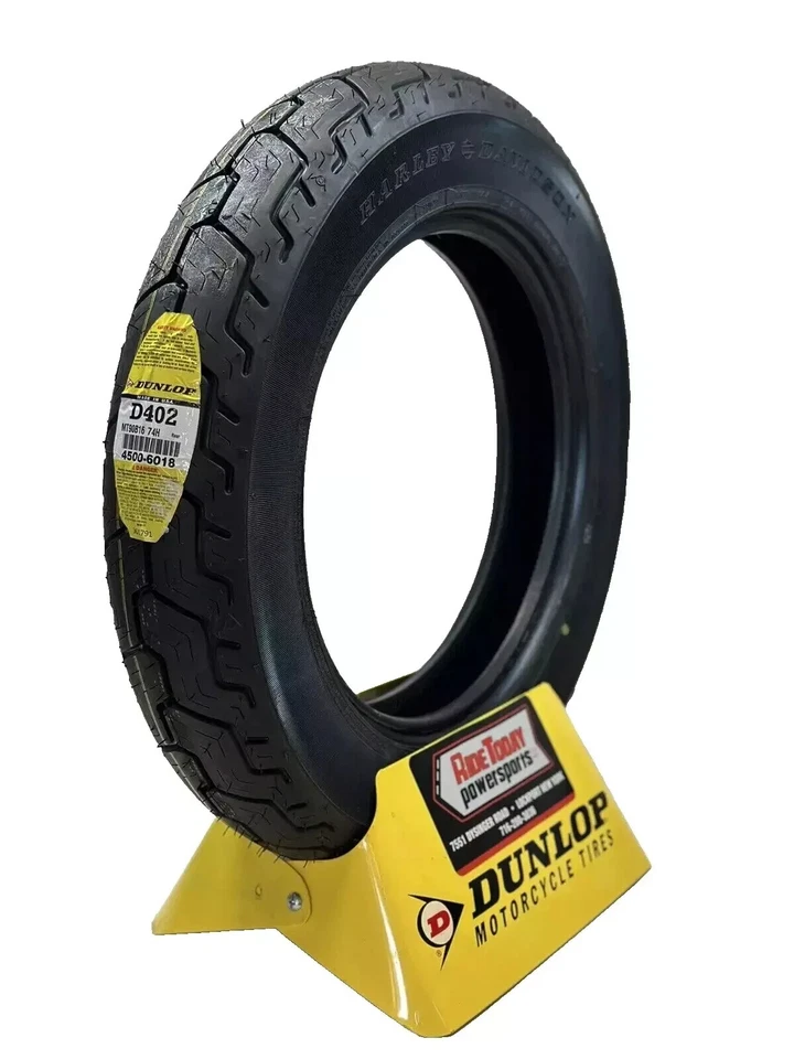 Conjunto de pneus Dunlop D402 MT9016 - DIANTEIRO E TRASEIRO - Harley-Davidson Electra Glide 81-03 - Imagem 2 de 4