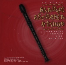Ed Sueta Enregistreur Baroque Méthode Jouer le long du disque compact