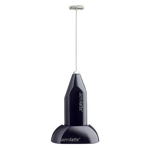 Milk Frother With Stand Black  1 Count By Aerolatte
