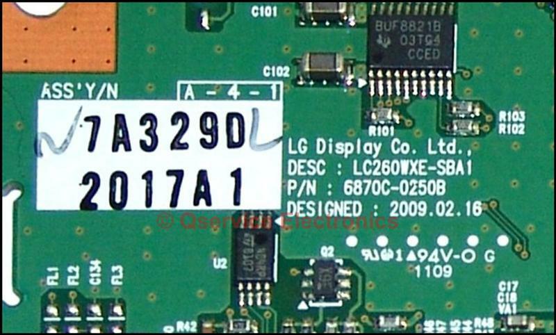 T-CON Board 6870C-0250B ( LC260WXE-SBA1) For F-U FDH26855WH