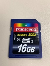 Genuine OEM Transcend 16GB SDHC Memory Card Class10-30 MB/s 200x Speed Lot of 14