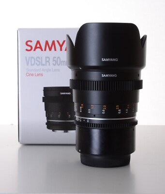 Samyang 50mm T1.5 VDSLR MK2 Cine Objektiv (RF Mount)
