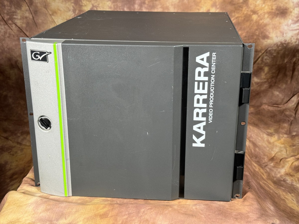 Grass Valley Karrera Classic Frame 96 inputs X 48 outputs. 4 ME's
