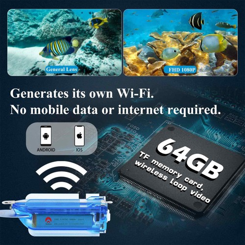 Professional Underwater WiFi Fishing Camera: HD 1080P, Mobile Wireless - Picture 6 of 11