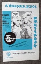 START THE REVOLUTION WITHOUT ME orig UK pressbook GENE WILDER/DONALD SUTHERLAND